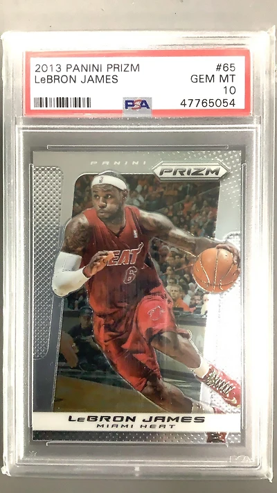 2013 Panini Prizm 65 Lebron James PSA