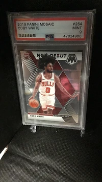 2019 Panini Mosaic 264 Coby White PSA