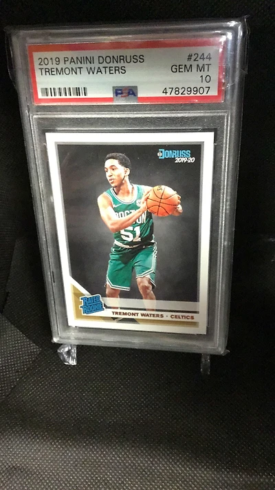 2019 Panini Donruss 244 Tremont Waters PSA 10