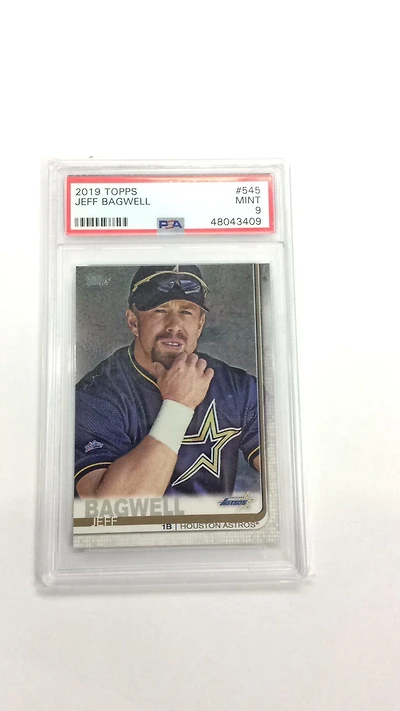 2019 Topps 545 Jeff Bagwell PSA 9