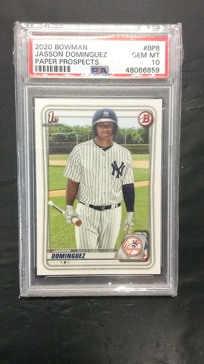 2020 Bowman Paper Prospects Bp8 Jasson Dominguez PSA 10