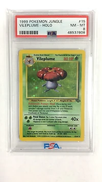 1999 Pokemon Jungle 15 Vileplume PSA