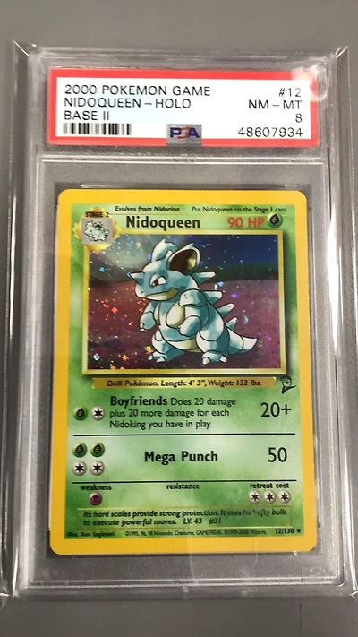 2000 Pokemon Game Base Ii 12 Nidoqueen-holo PSA