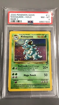 2000 Pokemon Game Base Ii 12 Nidoqueen-holo PSA
