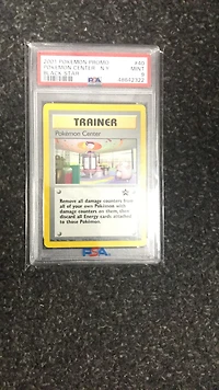 2001 Pokemon Promo Black Star 40 Pokemon Center-n.y. PSA 9