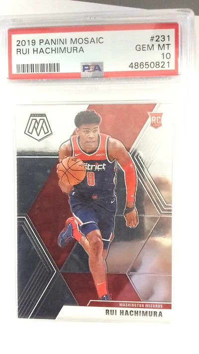 2019 Panini Mosaic Rui Hachimura PSA