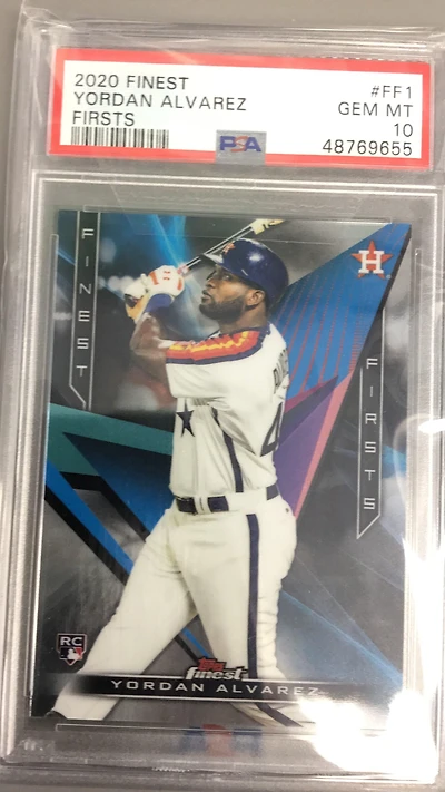 2020 Finest Firsts Ff1 Yordan Alvarez PSA 10