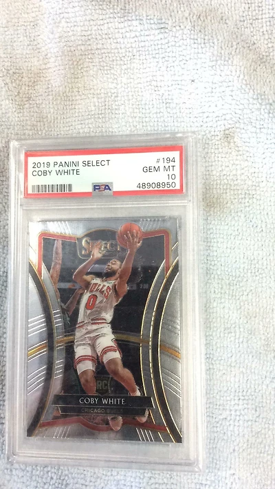 2019 Panini Select Coby White PSA 10