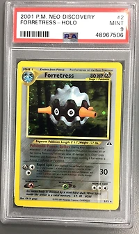 2001 Pokemon Neo Discovery 2 Forretress-holo PSA 9