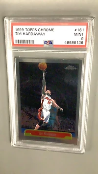 1999 Topps Chrome 161 Tim Hardaway PSA 9