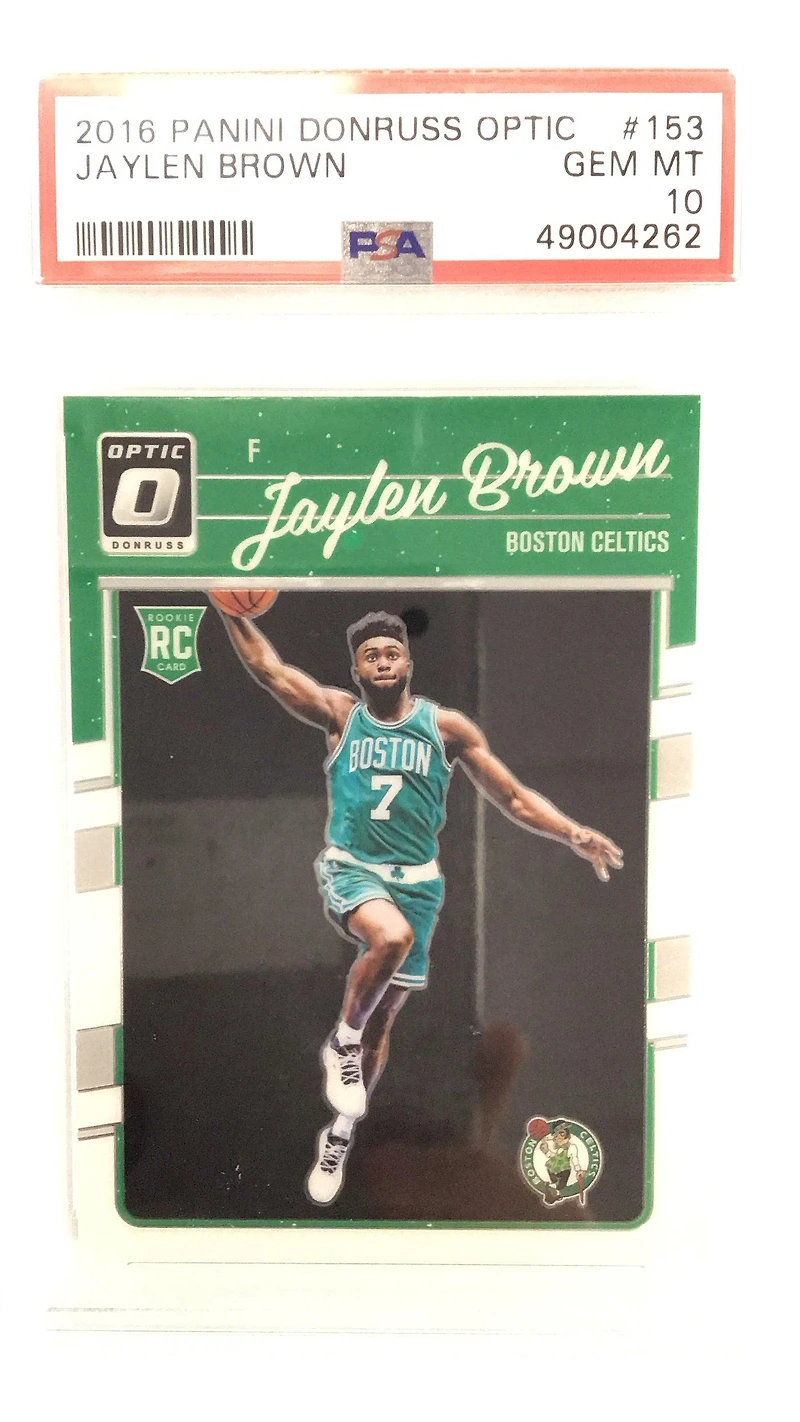 2016 Panini Donruss Optic 153 Jaylen Brown PSA