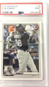 2020 Bowman 18 Luis Robert PSA 9