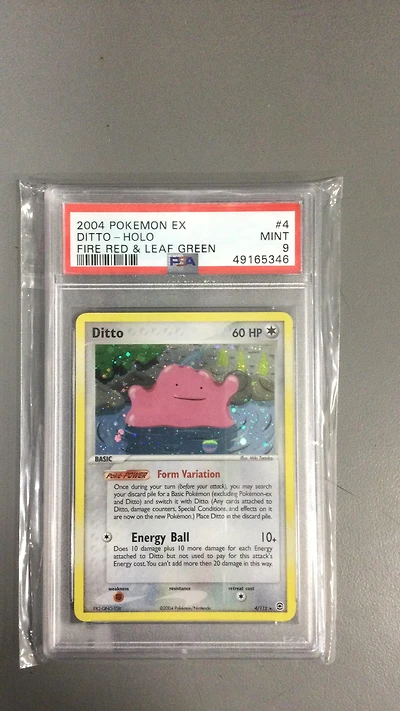 2004 Pokemon Ex Fire Red & Leaf Green 4 Ditto-holo PSA