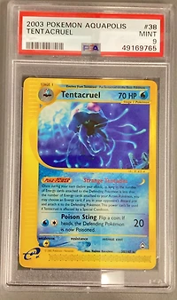2003 Pokemon Aquapolis 38 Tentacruel PSA