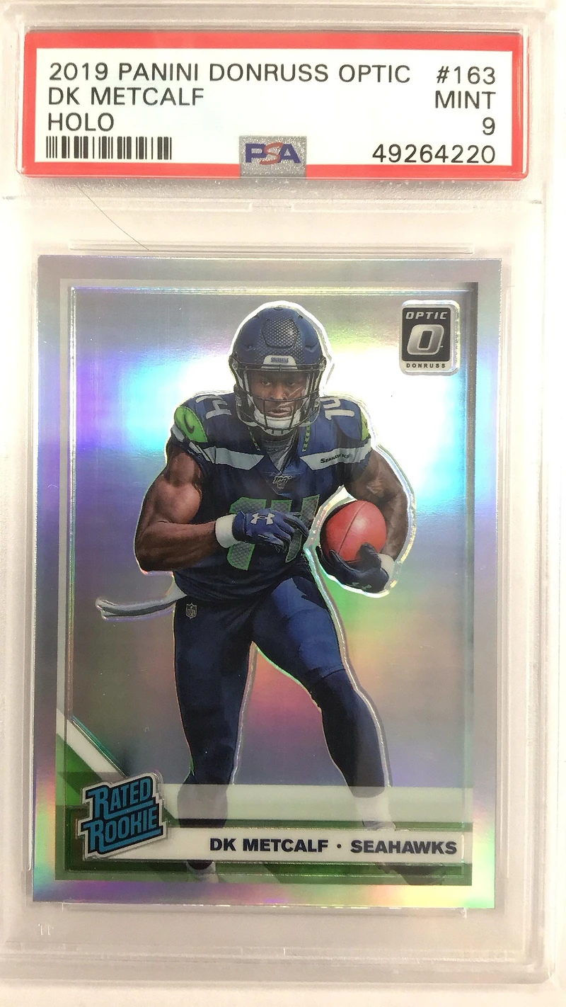 2019 Panini Donruss Optic 163 Dk Metcalf PSA 9