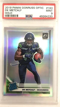 2019 Panini Donruss Optic 163 Dk Metcalf PSA 9