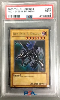 2003 Yu-gi-oh! Starter Deck: Joey 001 Red-eyes B. Dragon PSA