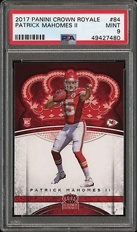 2017 Panini Crown Royale 84 Patrick Mahomes Ii PSA
