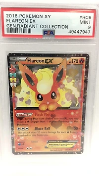 2016 Pokemon Xy Generations Radiant Collection Rc6 Flareon Ex PSA
