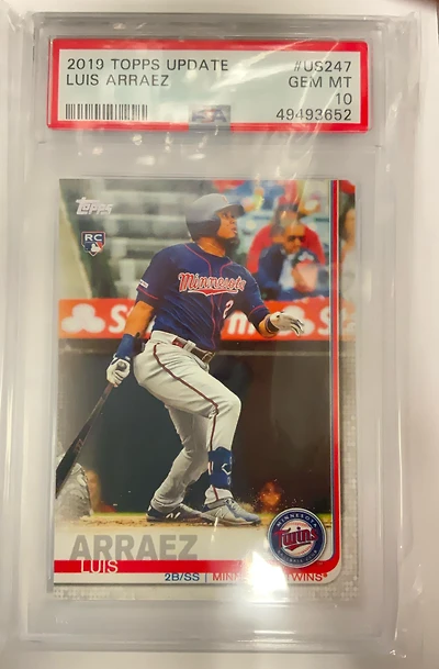 2019 Topps Update Us247 Luis Arraez PSA 10