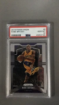 2019 Panini Prizm 8 Kobe Bryant PSA 10