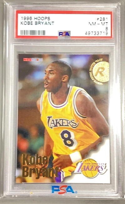 1996 Hoops 281 Kobe Bryant PSA