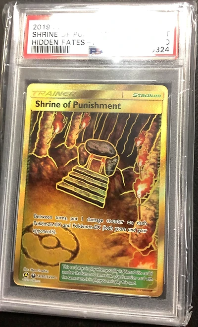 2019 Pokemon Sun & Moon Hidden Fates Sv90 Full Art/shrine Of Punishment PSA