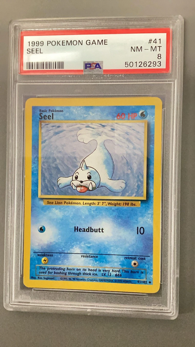 1999 Pokemon Game 41 Seel PSA