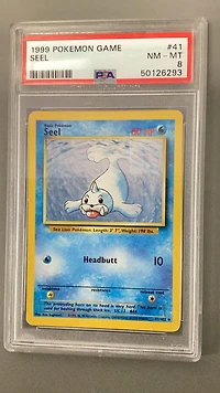 1999 Pokemon Game 41 Seel PSA