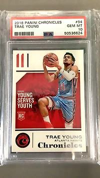 2018 Panini Chronicles Trae Young PSA 10