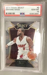2014 Panini Select 2 Dwyane Wade PSA 10