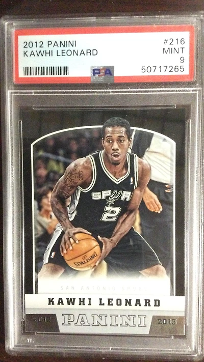 2012 Panini 216 Kawhi Leonard PSA 9