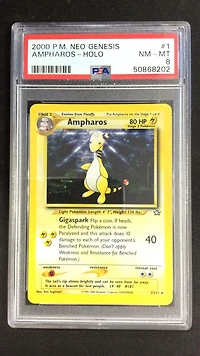 2000 Pokemon Neo Genesis 1 Ampharos-holo PSA