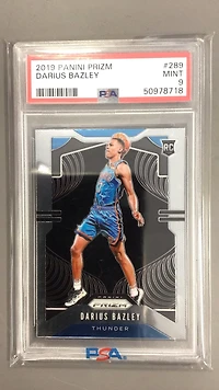 2019 Panini Prizm 289 Darius Bazley PSA
