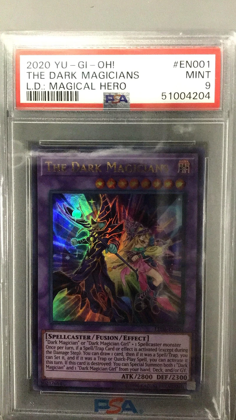 2020 Yu-gi-oh! Legendary Duelists: Magical Hero En001 The Dark Magicians PSA