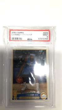 2003 Topps 223 Carmelo Anthony PSA