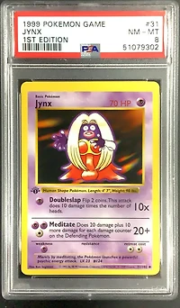 1999 Pokemon Game 31 Jynx 1st Edition PSA