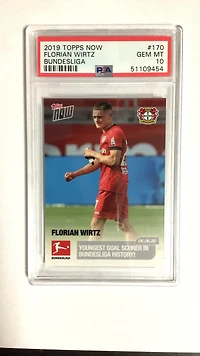 2019 Topps Now Bundesliga 170 Florian Wirtz PSA 10