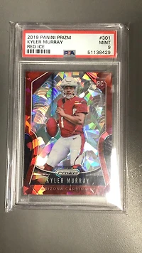 2019 Panini Prizm 301 Kyler Murray Red Ice PSA 9