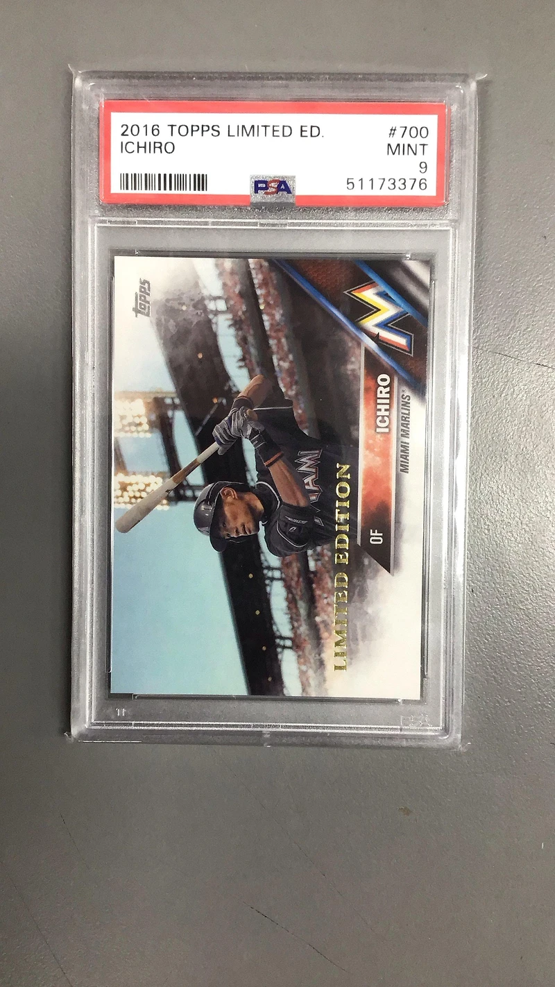 2016 Topps Limited Edition 700 Ichiro PSA 9