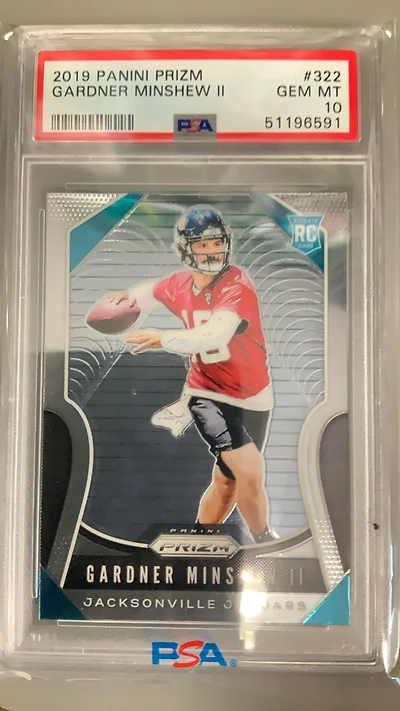 2019 Panini Prizm 322 Gardner Minshew Ii PSA 10