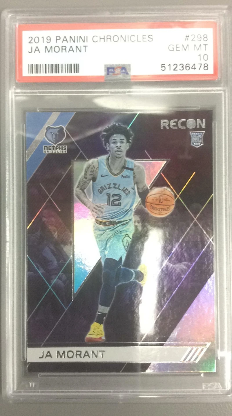 2019 Panini Chronicles 298 Ja Morant PSA 10