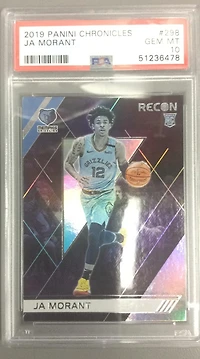 2019 Panini Chronicles 298 Ja Morant PSA 10