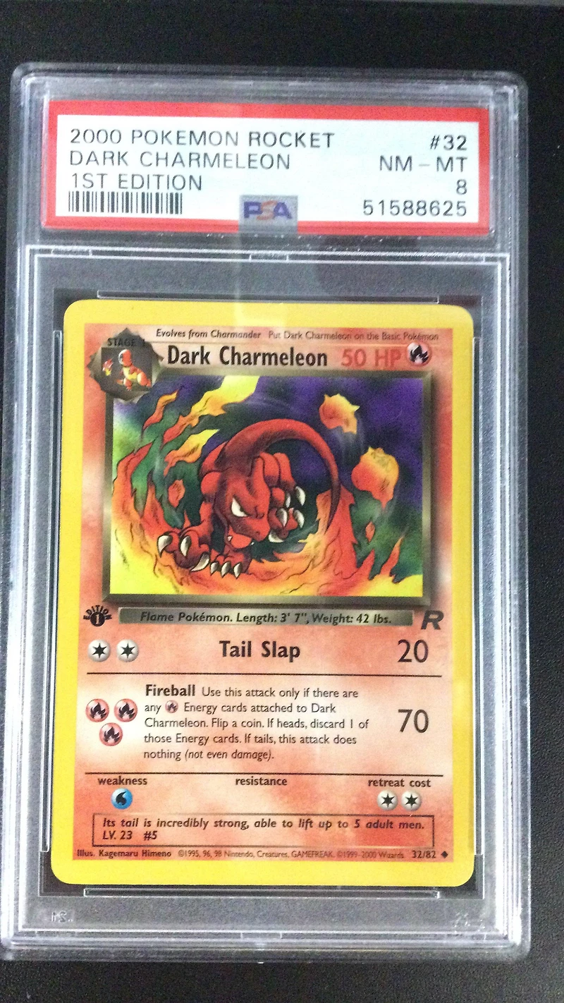 2000 Pokemon Rocket 32 Dark Charmeleon PSA