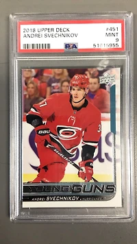 2018 Upper Deck 451 Andrei Svechnikov PSA
