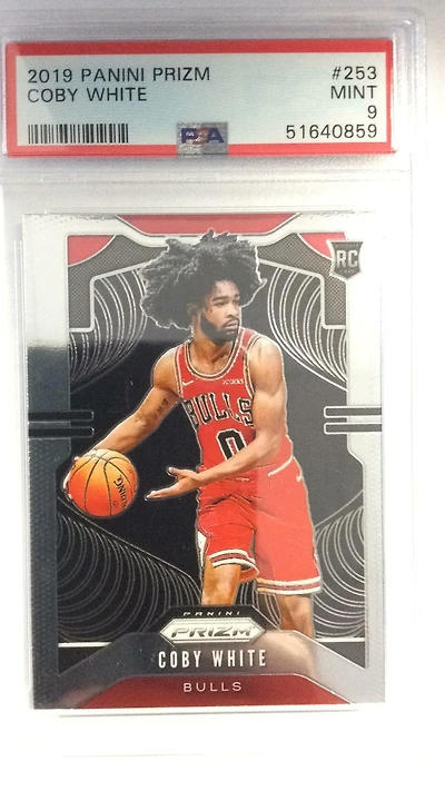 2019 Panini Prizm 253 Coby White PSA