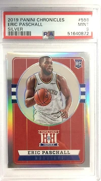 2019 Panini Chronicles 558 Eric Paschall PSA 9