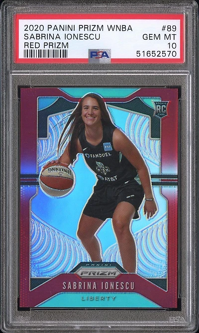 2020 Panini Prizm Wnba 89 Sabrina Ionescu Prizm PSA