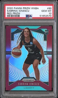 2020 Panini Prizm Wnba 89 Sabrina Ionescu Prizm PSA