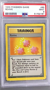 1999 Pokemon Game 89 Revive PSA 9